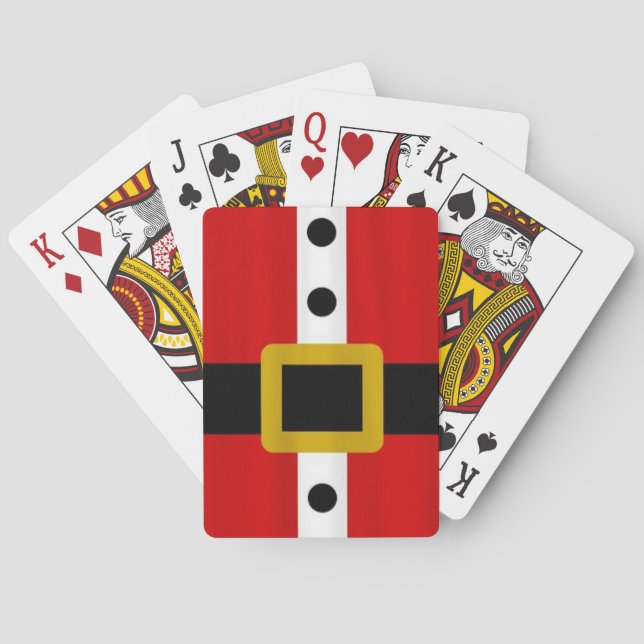 Santa Anzug Spielkarten (Rückseite)