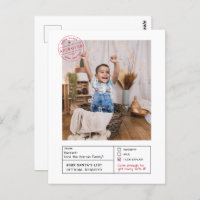 Santa Approved Naughty oder Nice Form Foto