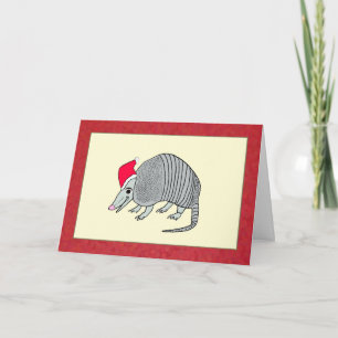 Santa Armadillo Weihnachten