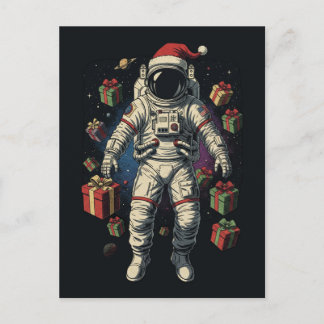 Santa Astronaut Weihnachten  Postkarte