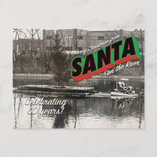 Santa auf der Postkarte 10