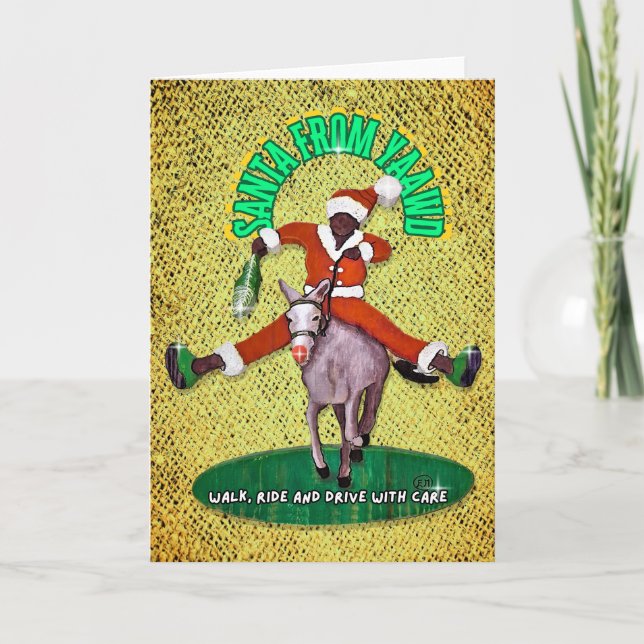 Santa aus Yaawd Karte (Vorderseite)
