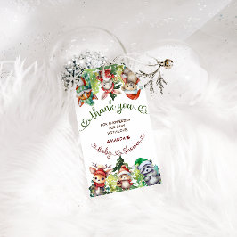 Santa Baby Animals Weihnachtsdusche Geschenkanhänger