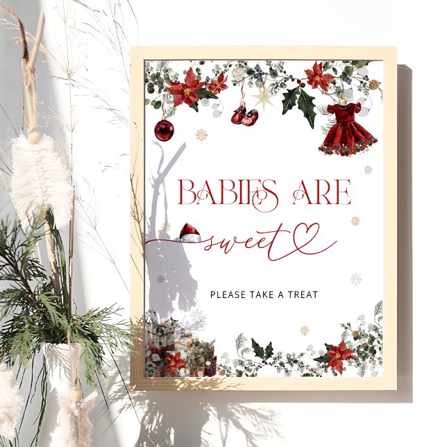 Santa Baby Babys sind süß Poster (Von Creator hochgeladen)