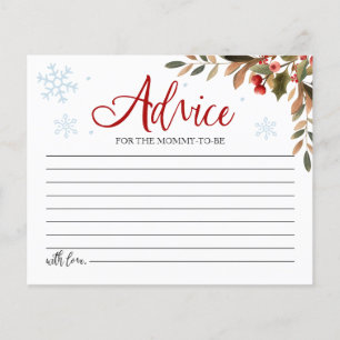 Santa Baby Budget Baby Shower Ratgeberkarten