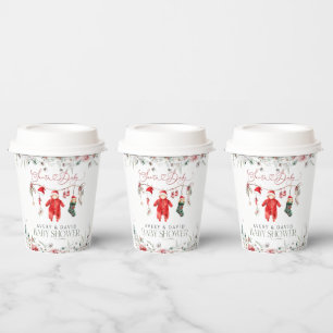 Santa Baby Christmas Baby Baby Dusche Willkommen Pappbecher