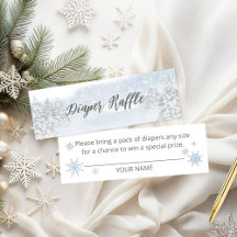 Santa Baby Christmas Baby Diaper Raffle