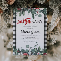 Santa Baby Christmas Baby Dusche