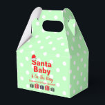 Santa Baby Christmas Baby Dusche Geschenkschachtel<br><div class="desc">Weihnachtsgeschenke</div>