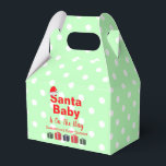 Santa Baby Christmas Baby Dusche Geschenkschachtel<br><div class="desc">Weihnachtsgeschenke</div>