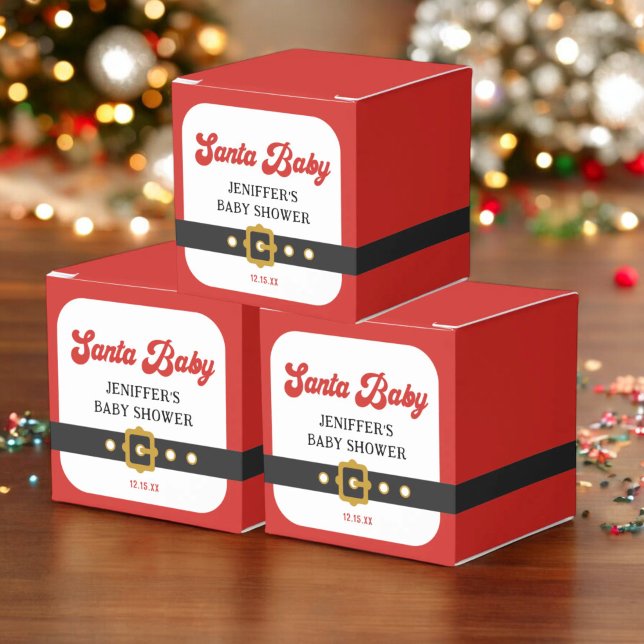 Santa Baby Christmas Baby Dusche Geschenkschachtel (Von Creator hochgeladen)