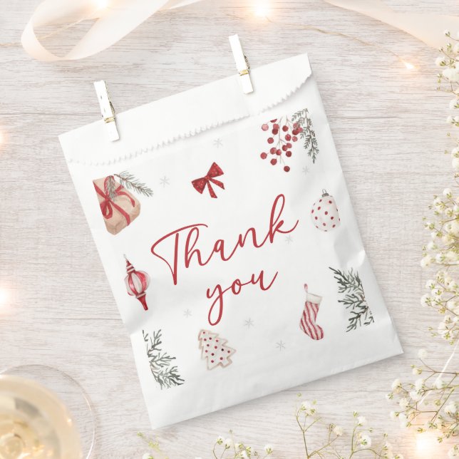 Santa Baby Christmas Baby Dusche Geschenktütchen (Ausgeschnitten)