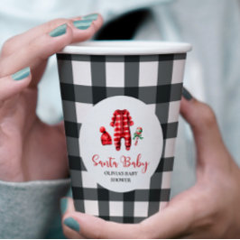 Santa Baby Christmas Baby Dusche Pappbecher