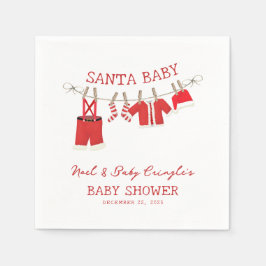 Santa Baby Christmas Baby Dusche Serviette