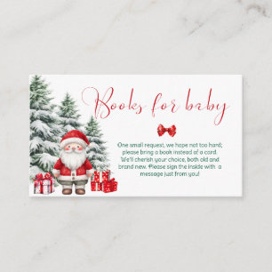 Santa Baby Christmas Baby Shooting Books für Babys Begleitkarte