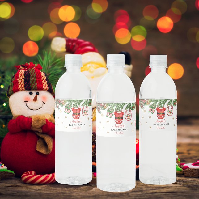 Santa Baby Christmas Baby Shower Decoration (Von Creator hochgeladen)