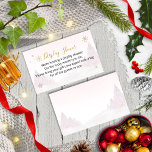 Santa Baby Christmas Baby Shower Showdusche En Begleitkarte<br><div class="desc">Weihnachtsduschendusche Duschenduschkarte für Santa Baby</div>