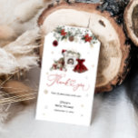 Santa Baby Christmas Girl Baby Dusche Vielen Dank Geschenkanhänger<br><div class="desc">Dieser Artikel schafft eine festliche Atmosphäre,  die perfekt zum Feiern einer Babydusche im Winter ist,  und verbindet die Wärme der Weihnachtszeit mit der Begeisterung,  ein neues Baby willkommen zu heißen. Matching-Elemente sind verfügbar.</div>