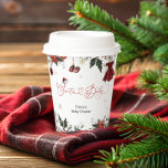 Santa Baby Christmas Girl Babydusche Pappbecher<br><div class="desc">Dieser Artikel schafft eine festliche Atmosphäre,  die perfekt zum Feiern einer Babydusche im Winter ist,  und verbindet die Wärme der Weihnachtszeit mit der Begeisterung,  ein neues Baby willkommen zu heißen. Matching-Elemente sind verfügbar.</div>