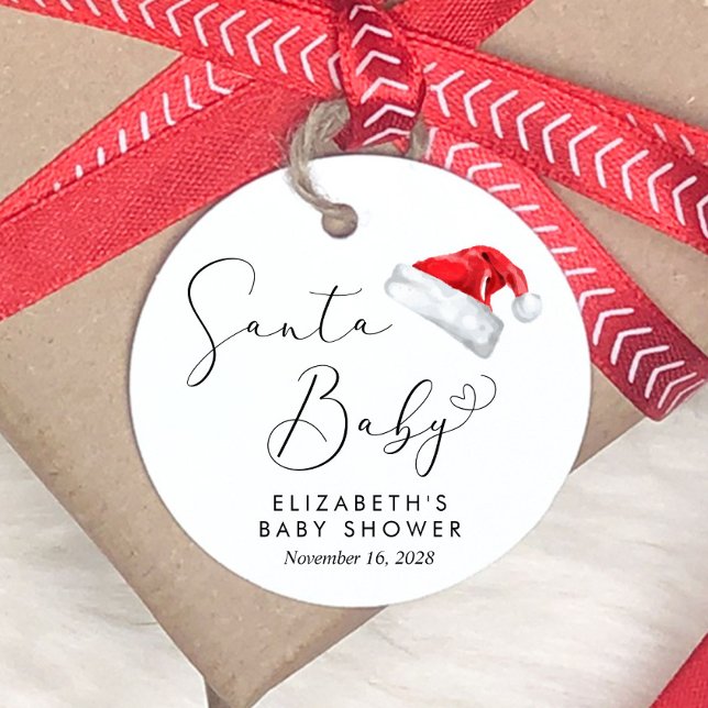Santa Baby Dusche Geschenkanhänger (Von Creator hochgeladen)