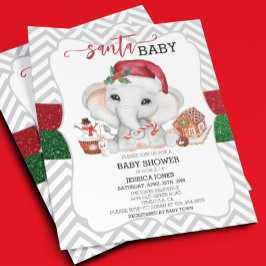 Santa Baby Dusche Niedlich Holiday Elephant Budget
