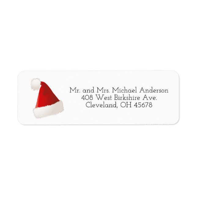 Santa Baby | Erstes Weihnachtslabel des Kindes (Vorne)