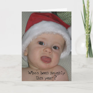 Santa Baby Feiertagskarte