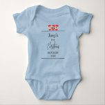 Santa, Baby First Christmas Baby Strampler<br><div class="desc">Santa,  Baby,  erste Weihnachten</div>