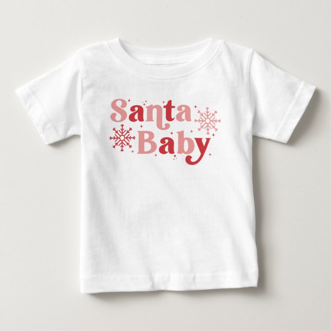 Santa Baby - Freizeitgestaltung Baby T-shirt (Vorderseite)