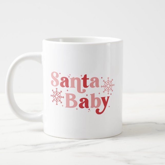 Santa Baby - Freizeitgestaltung Jumbo-Tasse (Links)