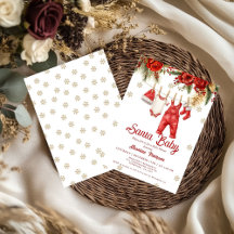 Santa Baby Holiday Winter Baby Kleidung Baby-Party