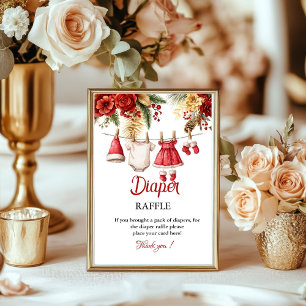 Santa Baby Holiday Winter Baby Tuch Baby-Schild Poster
