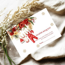 Santa Baby Holiday Winter diaper raffle request