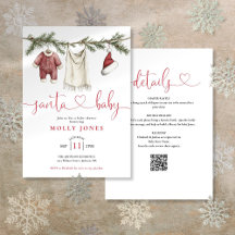 Santa Baby Kleidung alles in einer Babydusche