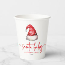 Santa Baby Red Hat Weihnachtsferien Kinderdusche
