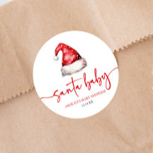 Santa Baby Red Hat Weihnachtsferien Kinderdusche