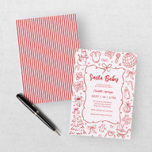 Santa Baby Rot Pink Weihnachts-Baby-Party