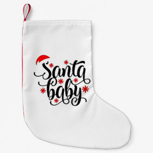 Santa Baby Schwangerschaft Ankündigung Weihnachten Kleiner Weihnachtsstrumpf
