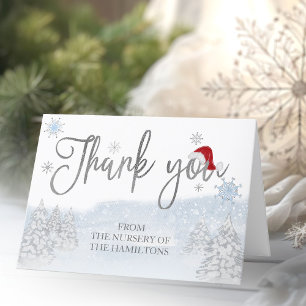 Santa Baby Weihnachten Winter Baby Shower Danke