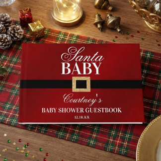 Santa Baby | Weihnachts-Baby-Party Gästebuch