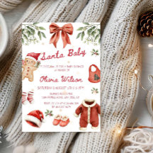 Santa Baby Weihnachts-Baby-Shower-Party