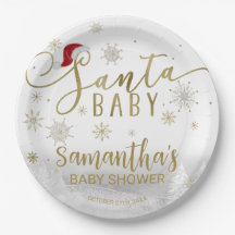 Santa Baby Weihnachts Winter Baby Dusche