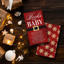 Santa Baby | Weihnachtsduschbücher für Kleinkinder Begleitkarte