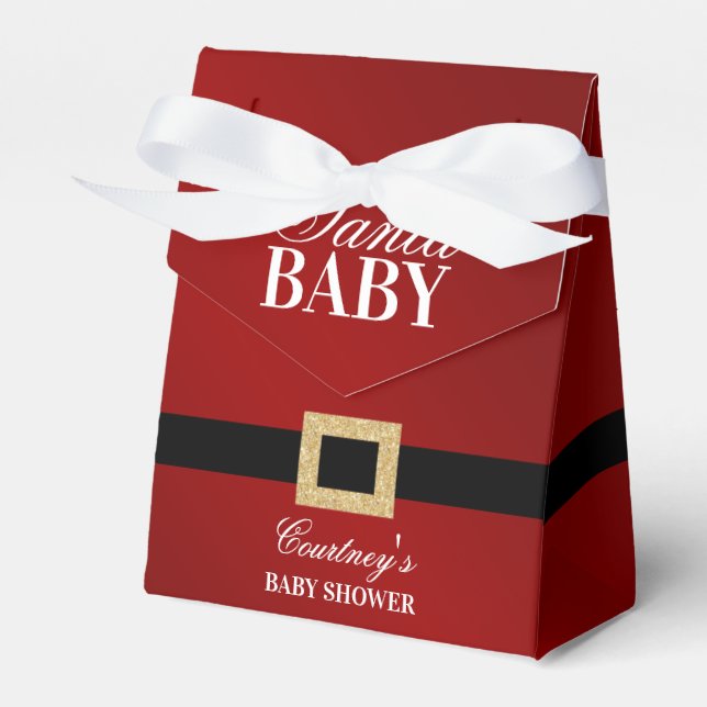 Santa Baby | Weihnachtsdusche Geschenkschachtel (Vorderseite)