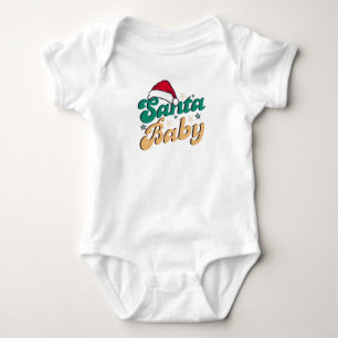 "Santa Baby" Weihnachtsjause Baby Bodysuit Strampler