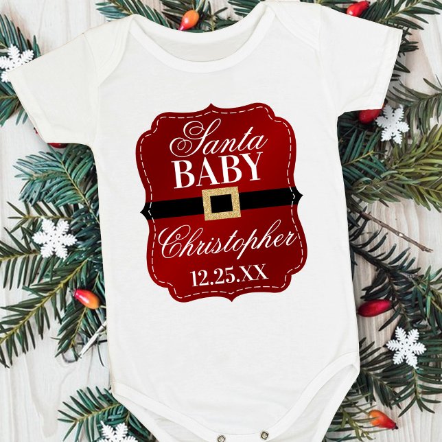Santa Baby | WeihnachtsjungBaby Baby Strampler (Von Creator hochgeladen)