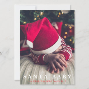 Santa Baby Weihnachtskarte Feiertagskarte