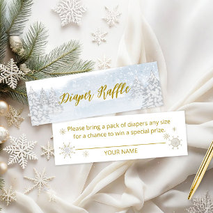 Santa Baby Weihnachtswindelraffel   Mini Visitenkarte