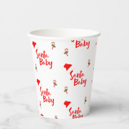 Santa Baby Winter Baby Dusche Pappbecher