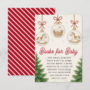 Santa Baby Winter Baby Showbücher für Baby Begleitkarte